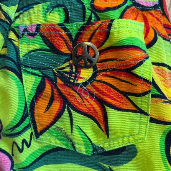 Moschino 90’’s Floral Jeans Vintage Vibrant - Picture 8 of 8